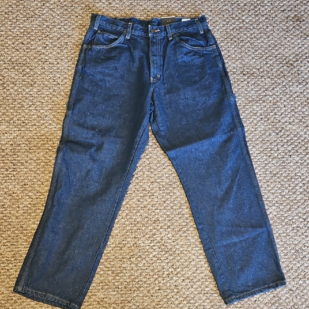 Dickies Men's Relaxed Fit Dark Blue Jeans